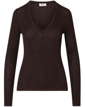 Liu Jo Lame Jumper - Brown
