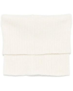 Rick Owens Ribbed Scarf - White