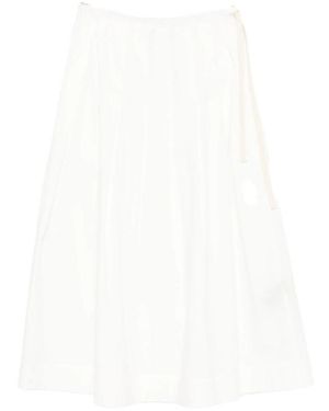 Soeur High-Waisted Skirt - White