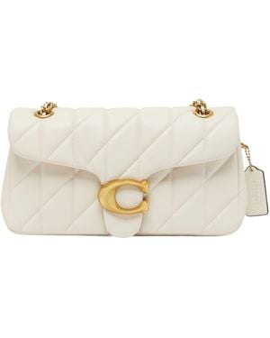 COACH Quilted Tabby Shoulder Bag 26 - White