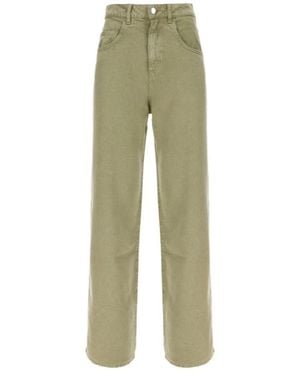 ICON DENIM Jeans With Belt Loops - Green