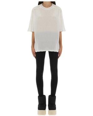 Rick Owens Concordians Walrus T Crewneck T-Shirt - White