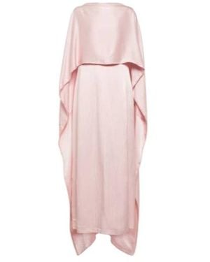 Gabriela Hearst A Satin Shawl-Style Dress - Pink