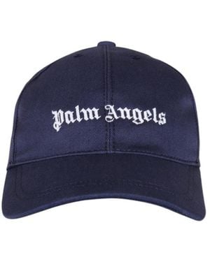 Palm Angels Embroidered-Logo Six-Panel Cap - White