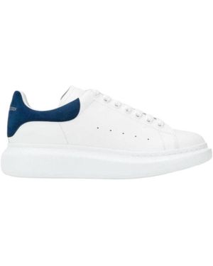 McQueen Oversized Lace-Up Trainers - White