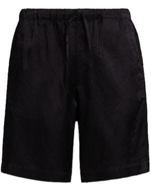 Dries Van Noten Elasticwaist Shorts - Black