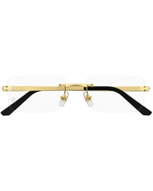 Cartier Rectangle Frameless Glasses - Multicolour