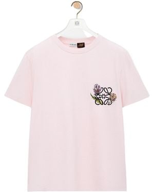Loewe Regular Fit T-Shirt - Pink