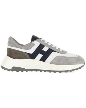 Hogan Round-Toe Trainers - White