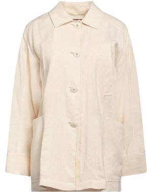 Max Mara Solid Colour Shirts Blouses - Natural