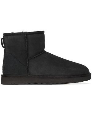 UGG Classic Mini Ii Logo-Patch Ankle Boots - Black