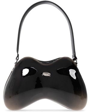 DIESEL Double-D Rigid Shoulder Bag - Black