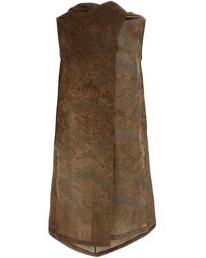 Uma Wang Patterned Top - Brown