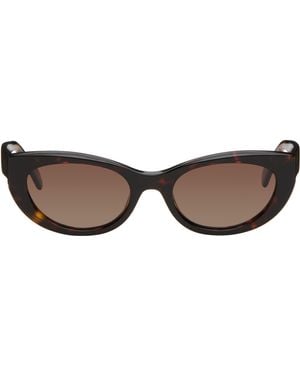 ★ANINE BING★ ブラック Roma サングラス ANINE BING Roma Sunglasses - Black