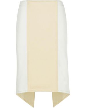 JW Anderson Layered Cotton Skirt - White