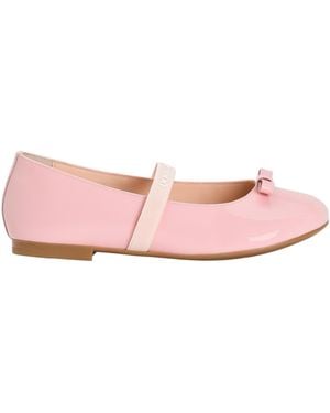Dolce & Gabbana Bow-Detail Ballet Flats - Pink