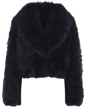 Blancha Long-Sleeved Casual Jacket - Blue