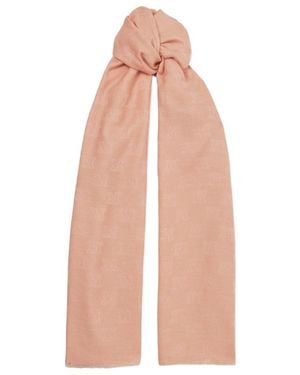 Max Mara Logo Scarf - White