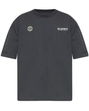 AllSaints Emblem Logo T-Shirt - Black