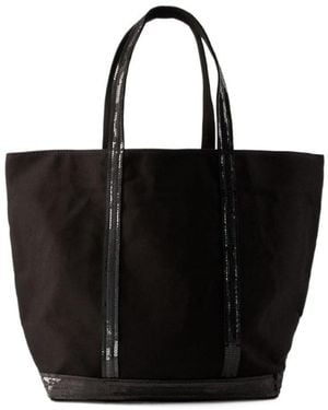 Vanessa Bruno Sequined Design Shoulder Bag - Black
