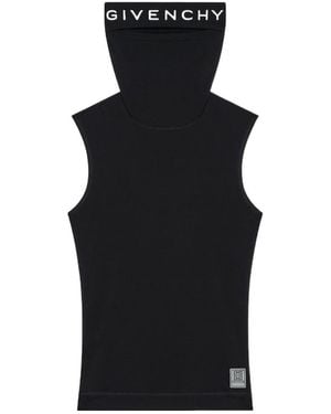Givenchy Sleeveless Balaclava Top - Black