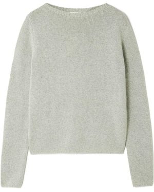 AURALEE Silk-Blend Sweater - Gray