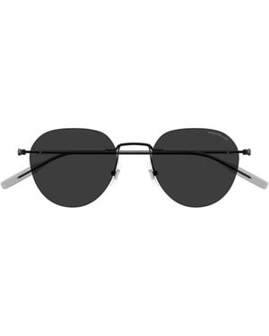 Montblanc Eyewear Oval Frame Sunglasses - Multicolour