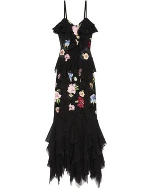 Givenchy Ruffled Dress - Black
