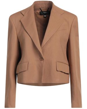 Weekend by Maxmara Minimalist Single-Breasted Blazer - Brown