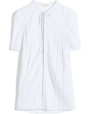 Lemaire Creased Blouse - White