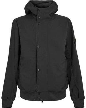 Stone Island Sleek Stylish Jacket - Black