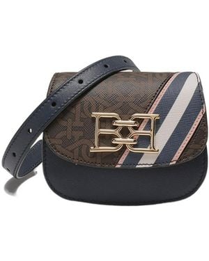 Bally B-Chain Logo Cross-Body Bag - Grey