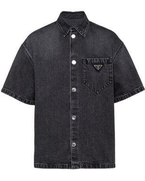 Prada Denim Shirt - Black