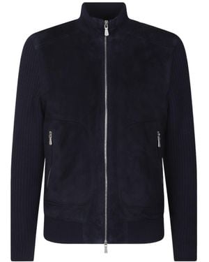 Eleventy Zipper Jacket - Blue