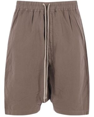 Rick Owens Drawstring Shorts - Gray
