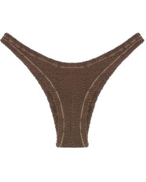 Reina Olga Triangle Bikini Bottoms - Brown