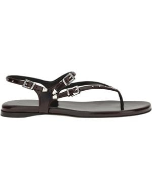 Chloé Chloé Susanna Studded Flat Sandals - Multicolor