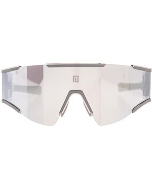 Balmain Eyewear Oversized Frame Sunglasses - White