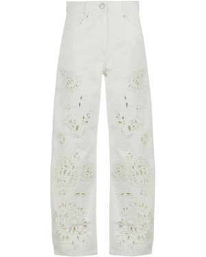 FARM Rio Belt Loop Jeans - White