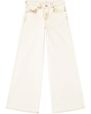 DIESEL 1978 D-Akemi 09M70 Flared Jeans - White