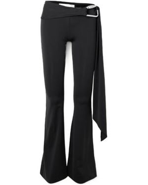 Conner Ives Flared Track Pants - Black