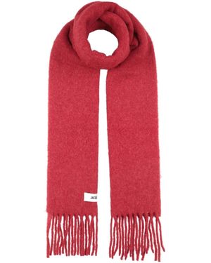 Jacquemus Solid Color Scarf - Red