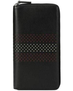 Bally Logo Zipper Wallet - Black