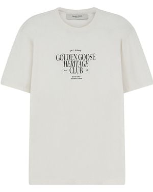Golden Goose Heritage Logo T-Shirt - White