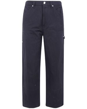 Comme des Garçons Casual Trousers With Belt Loops - Blue