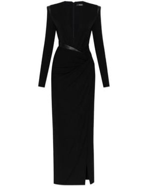 Versace Long Sleeve Dress - Black