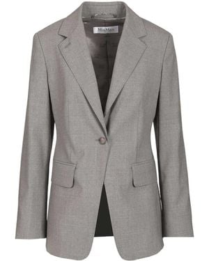 Max Mara Circense Single-Breasted Blazer - Grey