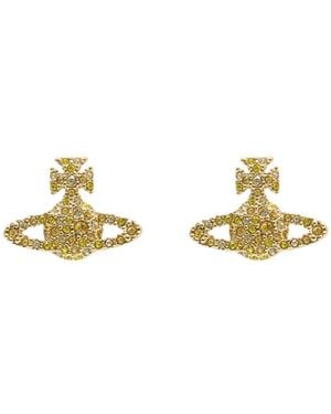 Vivienne Westwood Grace Orb Stud Earrings - Metallic