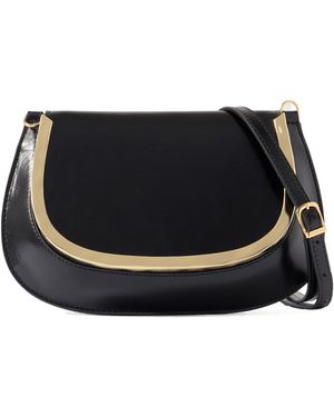 Jonathan Simkhai Logan Leather Shoulder Bag - Black