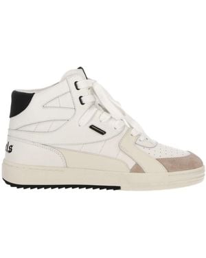 Palm Angels College Lace-Up Sneakers - White